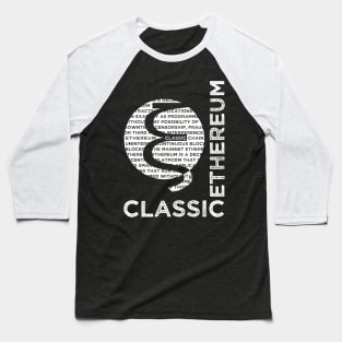 Ethereum Classic (white) Baseball T-Shirt